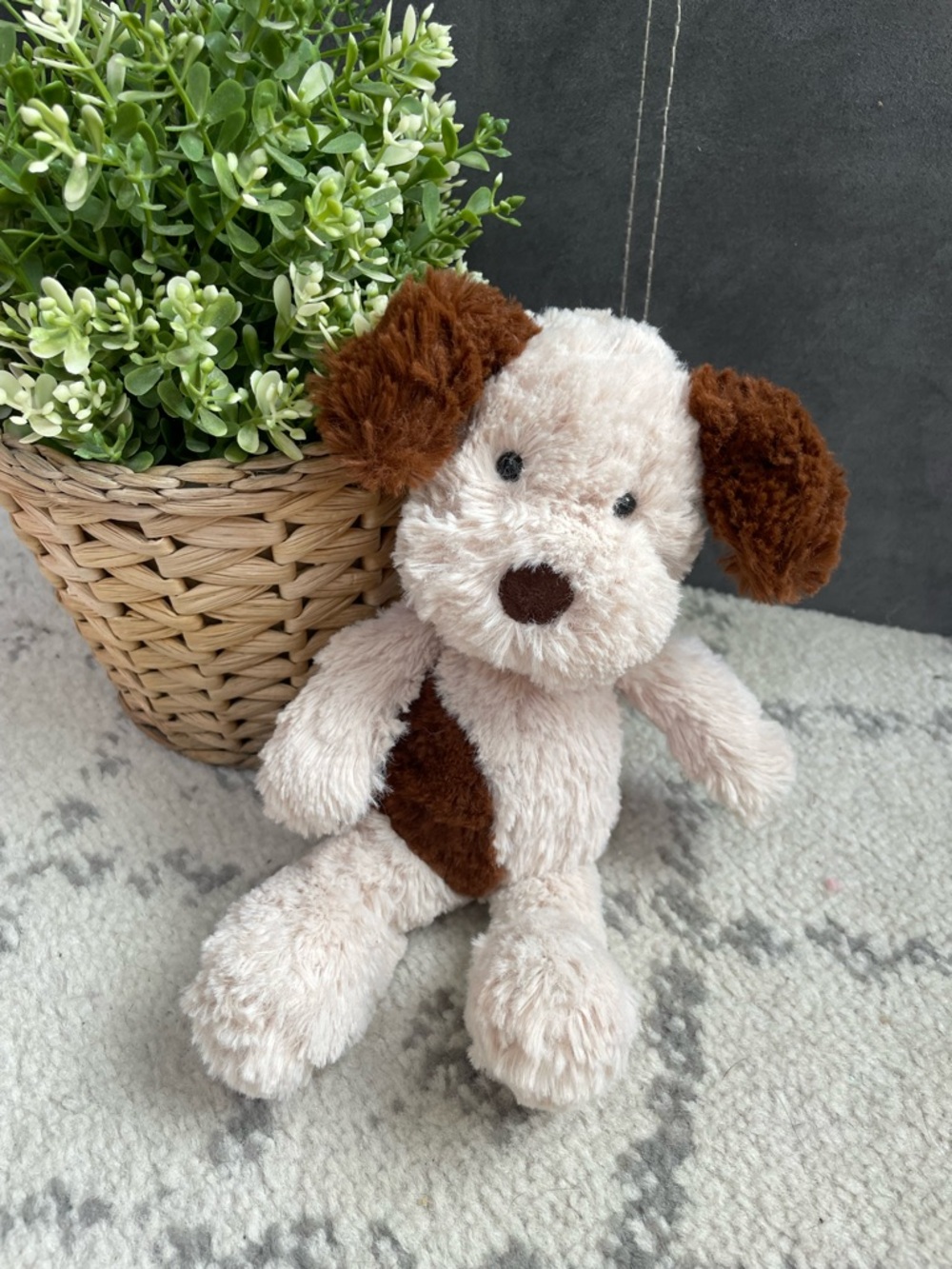 JELLYCAT Squiggle Puppy Dog Soft Plush Stuffed Animal Toy 9”